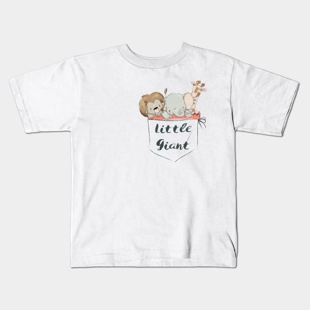 Little Giant Kids T-Shirt by EveFarb